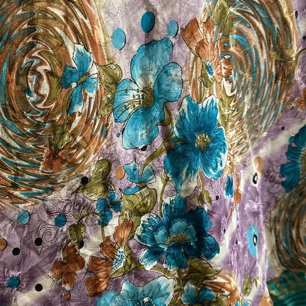 Recycled sari fabric wrap skirt size regular - Picture 4 of 9